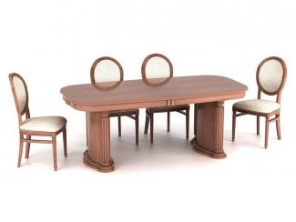 Обеденная группа: Стол Альт 21-20 и стул Сибарит 2-11 - Мебельная фабрика «Юта»