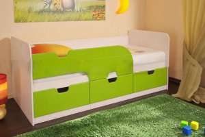 Детская кровать Минима лайм - Мебельная фабрика «СВК»
