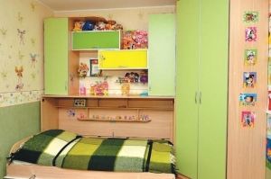 Кровать-шкаф подъемная  2 детская - Мебельная фабрика «Альфа-М»
