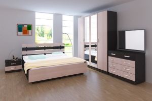 Модульная Спальня Пиксель 1 - Мебельная фабрика «Кубань-Мебель»