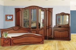 Модульная Спальня Анастасия 5-дверная - Мебельная фабрика «Кубань-Мебель»