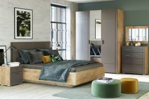 Спальня в стиле лофт Livorno - Мебельная фабрика «Сильва»
