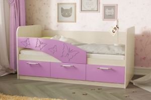 Детская кроватка Бабочки - Мебельная фабрика «СВК»