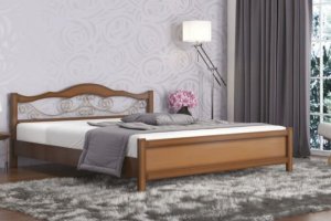 Кровать комбинированная Ковка - Мебельная фабрика «Антураж»