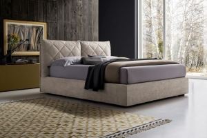 Кровать мягкая Изабель - Мебельная фабрика «Crown Mebel»