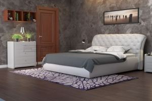 Мягкая кровать Честер - Мебельная фабрика «Полярис»