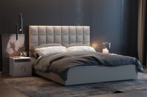 Мягкая кровать Кубрик - Мебельная фабрика «Полярис»