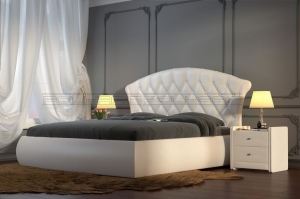 Мягкая кровать Лиза - Мебельная фабрика «Полярис»