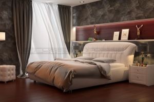 Мягкая кровать Миледи - Мебельная фабрика «Полярис»