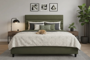 Мягкая кровать с подъемным механизмом Chelse - Мебельная фабрика «Фабрика кроватей Bedberry»