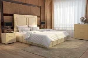 Мягкая кровать Валенсия - Мебельная фабрика «Полярис»