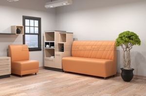 Офисный диван Беллисимо и Вега новая - Мебельная фабрика «Полярис»