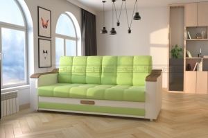 Прямой диван Манго Б без стаканчиков - Мебельная фабрика «Полярис»