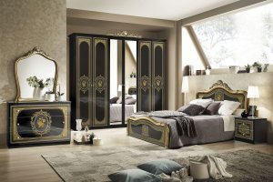 Спальный гарнитур Аличе с 6-и дверным шкафом - Мебельная фабрика «Меридиан»