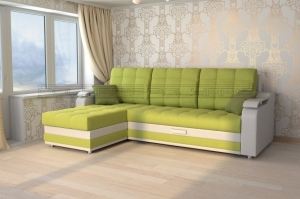Угловой диван Манго Б оттоманка - Мебельная фабрика «Полярис»