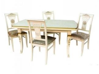 Обеденная группа Стол Каспий и стулья Лира - Мебельная фабрика «Каспий мебель»