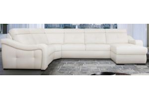 Угловой диван Марсель с оттоманкой - Мебельная фабрика «Комфорт Плюс»