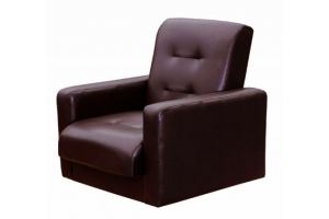 Кресло Аккорд экокожа коричневая - Мебельная фабрика «Экомебель»