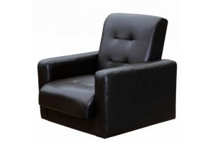 Кресло Аккорд экокожа темно-коричневая - Мебельная фабрика «Экомебель»