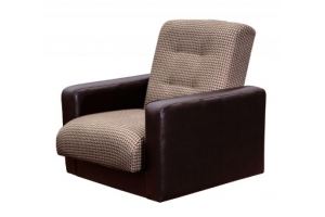 Кресло Лондон рогожка микс коричневая - Мебельная фабрика «Экомебель»