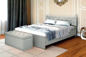Кровать Анита с мягким изголовьем - Мебельная фабрика «Версаль»