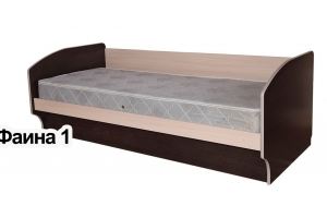 Кровать подъемная с фрезеровкой Фаина 1 - Мебельная фабрика «А-Элита»
