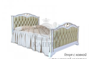 Кровать Генуя с ковкой - Мебельная фабрика «Каприз»