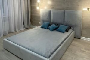 Кровать спальная мягкая Каролина - Мебельная фабрика «ЕвроСтиль»