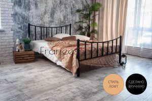 Кровать металлическая Ринальди - Мебельная фабрика «Francesco Rossi»