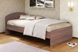 Кровать односпальная с низкой ножной спинкой - Мебельная фабрика «Версаль»