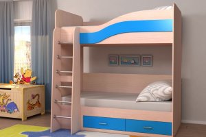 Кровать двухъярусная Симба - Мебельная фабрика «Трио мебель»