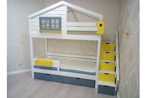 Кровать-домик с ящиками Ждана - Мебельная фабрика «Детская мебель»