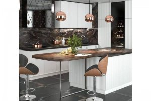 Кухня с полуостровом Палермо - Мебельная фабрика «Фабрика мебели»