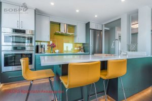 Кухонный гарнитур с островом Colors - Мебельная фабрика «Бобр»