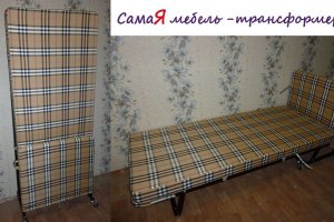 Мобильная раскладная кровать раскладушка - Мебельная фабрика «МебельГрад (мебель трансформер)»
