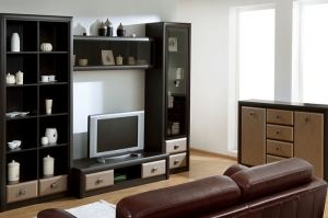 Модульная гостиная Коен - Импортёр мебели «БРВ Black Red White»