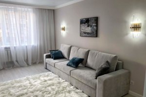Прямой диван трехместный Кармен 1 - Мебельная фабрика «ЕвроСтиль»