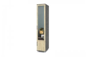 Шкаф-пенал с зеркалом Ева Е12 - Мебельная фабрика «Модерн»