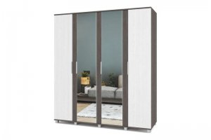 Шкаф четырехстворчатый с зеркалами Пандора П42 - Мебельная фабрика «Модерн»