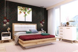 Модульная спальня Вега Скандинавия - Мебельная фабрика «Кураж»