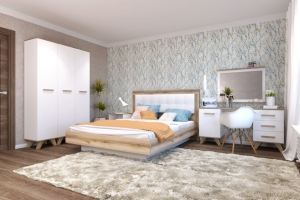 Модульная спальня Вега Скандинавия - Мебельная фабрика «Кураж»