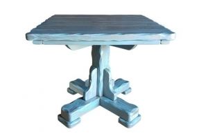 Стол обеденный Сильвер голубой (с серебряной патиной) - Мебельная фабрика «Кедр-М»