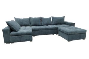 Угловой диван с пуфом Best - Мебельная фабрика «Виконт»