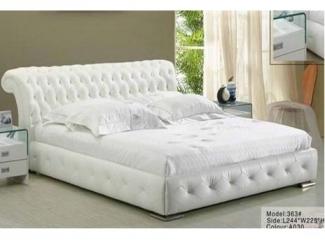 Эксклюзивная белая кровать - Мебельная фабрика «Мебель-АРС»
