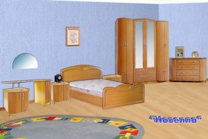 Спальный гарнитур Новелла - Мебельная фабрика «Колибри»
