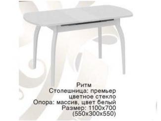 Стол Ритм со стеклянной столешницей - Мебельная фабрика «Ri-Rom»