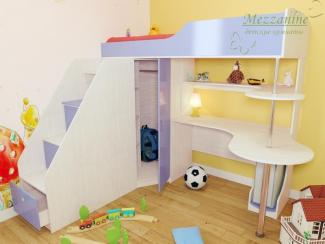 Детская Индиго с лестницей Алессандро - Мебельная фабрика «Мезонин мебель»