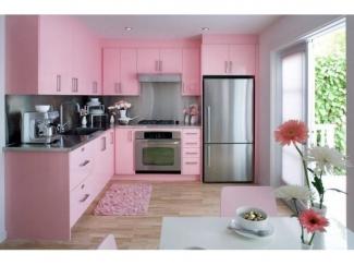 Светлый розовый кухонный гарнитур - Мебельная фабрика «Шкаffыч»