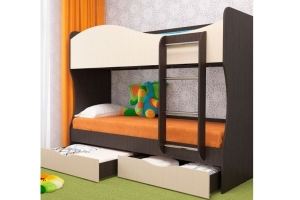Детская двухъярусная кровать Кузя - Мебельная фабрика «Пирамида»