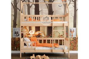 Детская двухъярусная кровать Home 2 Scandi - Мебельная фабрика «EcoBedHouse»